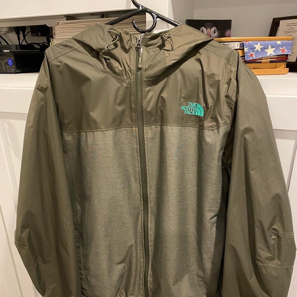 The North Face Olive Green Lightweight Hooded Jacket